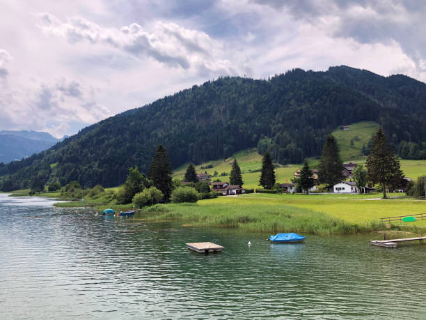 Artificial lake Sihlsee or Reservoir Sihlsee, Gross