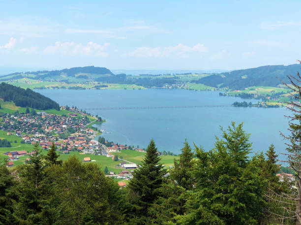 istock Artificial lake Sihlsee or Reservoir Sihlsee, Gross 1167646172