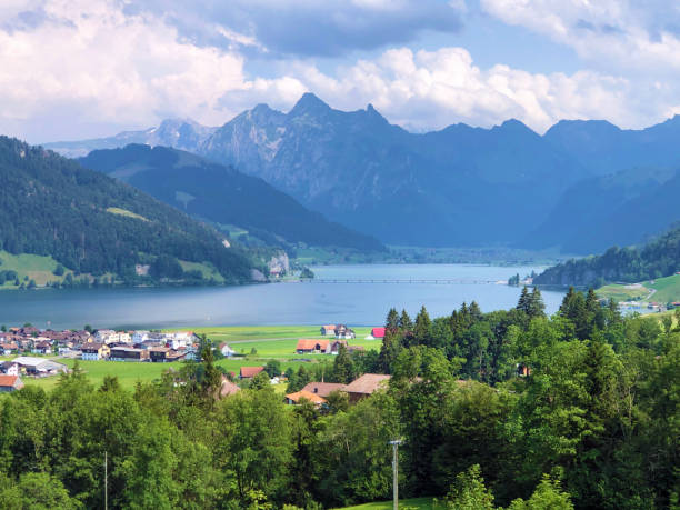 istock Artificial lake Sihlsee or Reservoir Sihlsee, Gross 1167646268