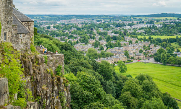 stirling castle an einem bewölkten sommernachmittag, schottland. juli-05-2017 - robert bruce stock-fotos und bilder