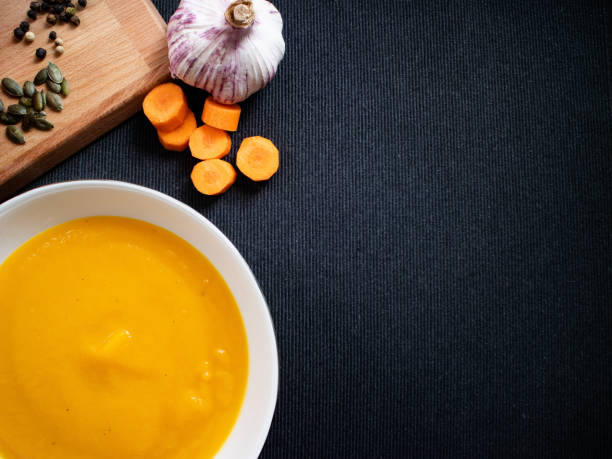 istock Vegan soup with carrot and squash 1167648315