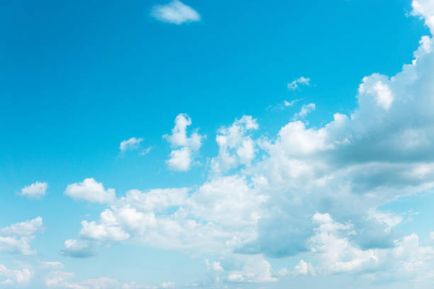 istock Blue sky with white clouds. Summer beautiful landscape 1167652105