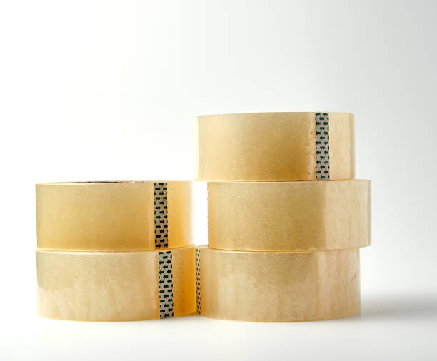 istock stack of transparent adhesive tape on a white background, close up 1167660247