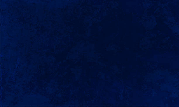 pozioma wektor ilustracja pustego rozmazanego ciemnobarwnego niebieskiego teksturowanego tła - backgrounds dirty dark abstract stock illustrations