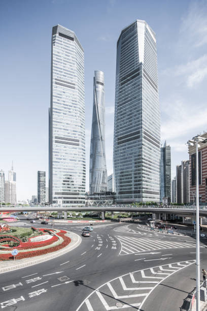istock Inner city road, China 1167665124