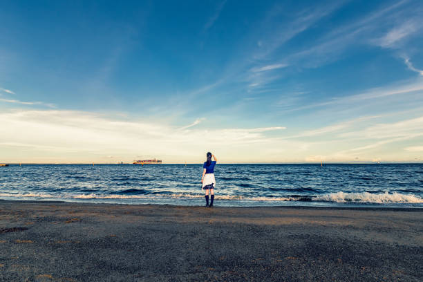 Beach of Jonanjima in Tokyo Bay.
