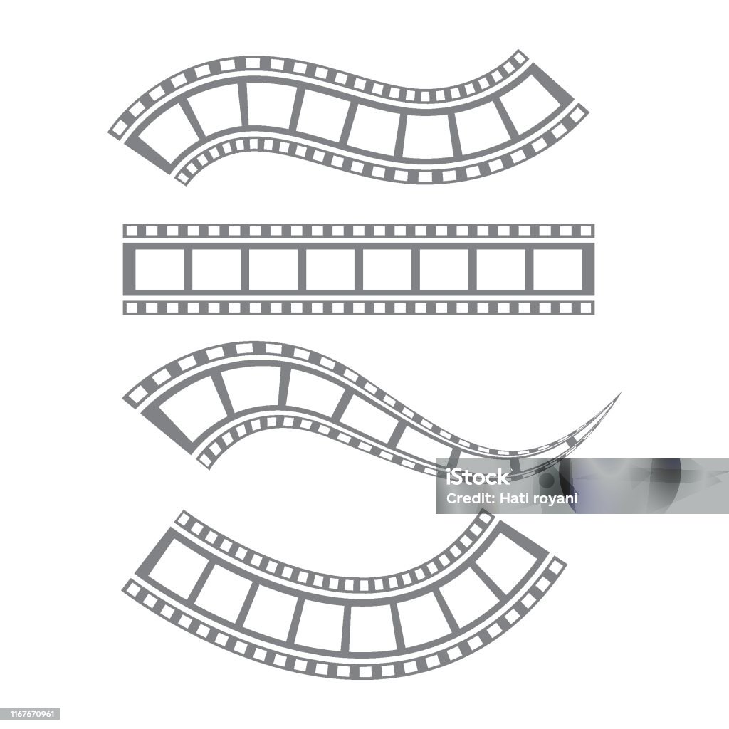 Dải Phim Cinema Strip Cuộn Trống Slide Frame Ảnh Video Đơn Sắc ...