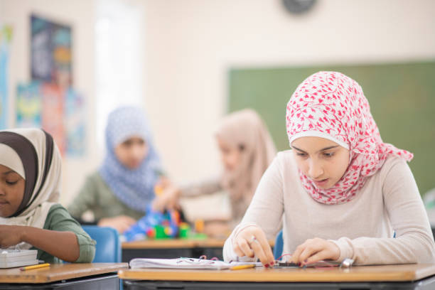 istock Muslim children in classroom 1167674501