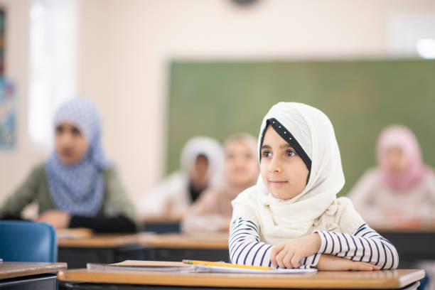 istock Muslim children in classroom 1167674508