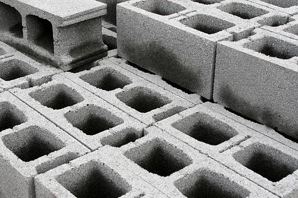 bloques de cemento - bloque de cemento fotografías e imágenes de stock