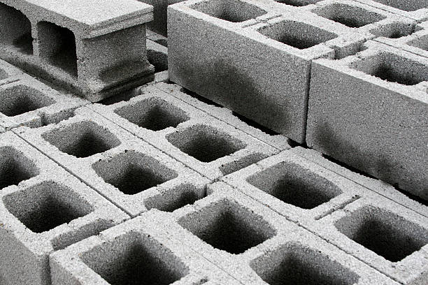 betonu bloków - cinder block zdjęcia i obrazy z banku zdjęć