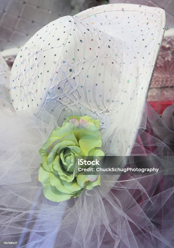Chapéu de casamento moda Glamour de vestuário para cabeça - Foto de stock de Aba de chapéu royalty-free