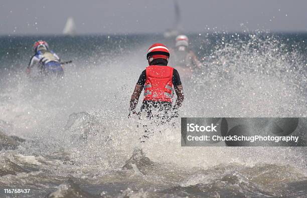 Photo libre de droit de Jet Boat Race Concurrence Vague Spray banque d'images et plus d'images libres de droit de Asperger - Asperger, Bateau à moteur, Course de offshores