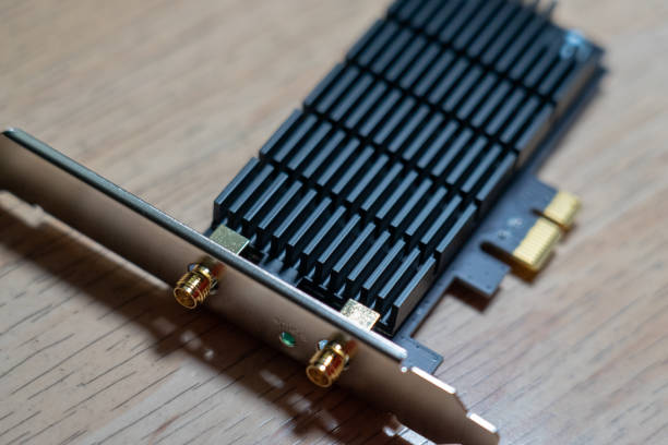 istock PC build - PCI-E card / wifi card 1167688112