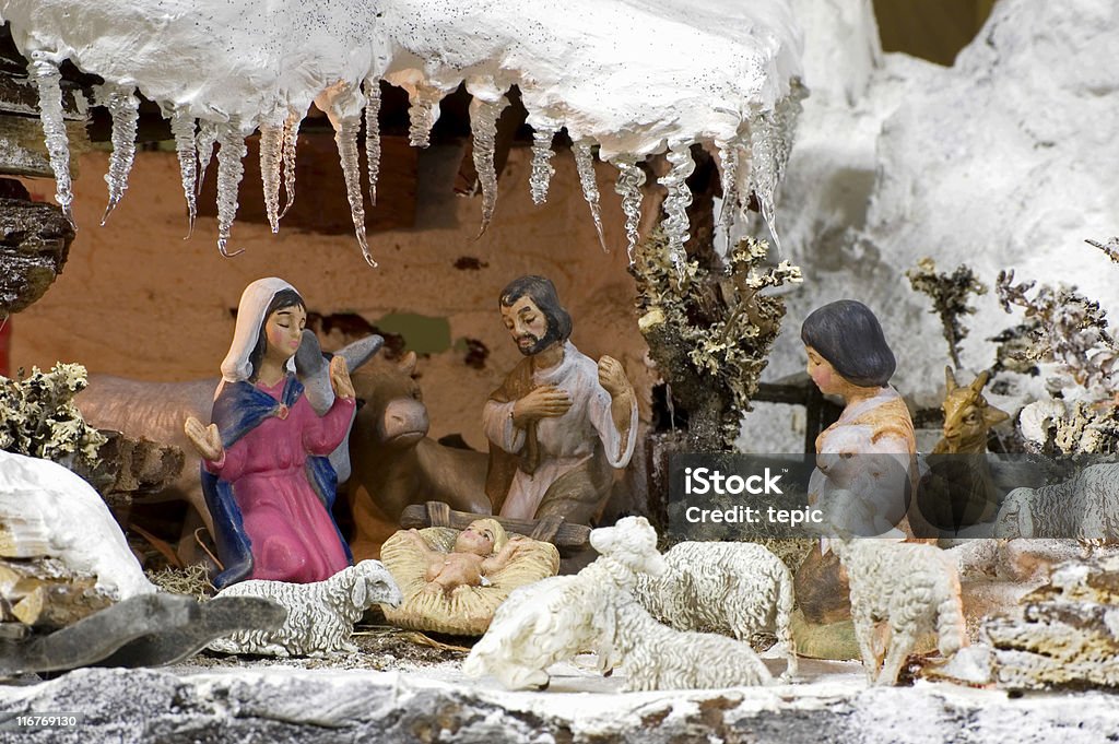 Snowy Nativity Scene Other Nativity Scenes click on an image: Middle Eastern Culture Stock Photo