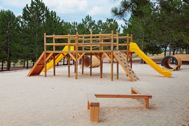 istock Colorful playground for children 1167698575