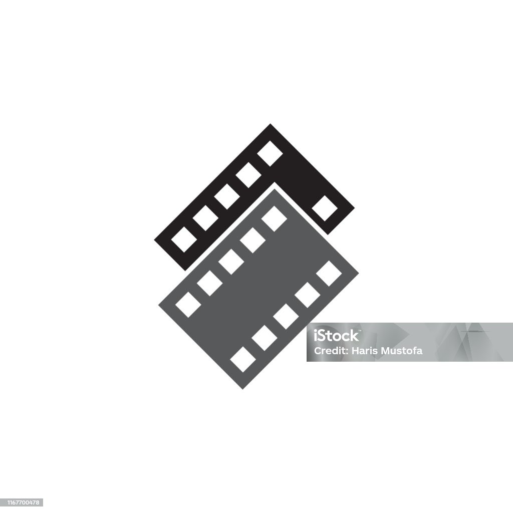 Simple Film Graphics Film Graphic Design Template Vector Isolated Illustration Stock ...