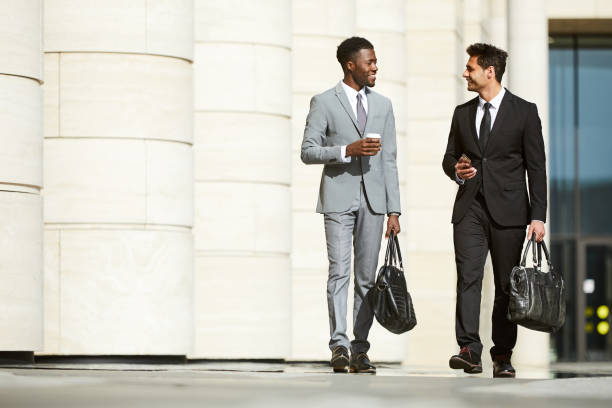 istock Multiethnic colleagues are in the city 1167705239