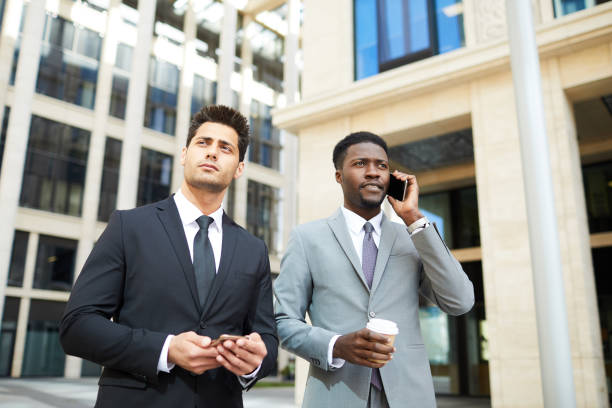 istock Business colleagues outdoors 1167705300