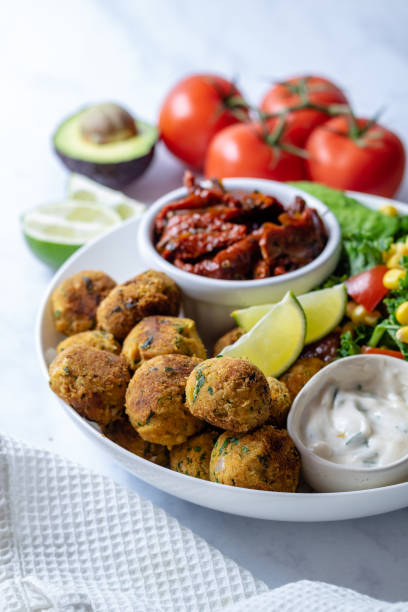 istock Healthy Vegan Falafel Bites in a bowl 1167705308
