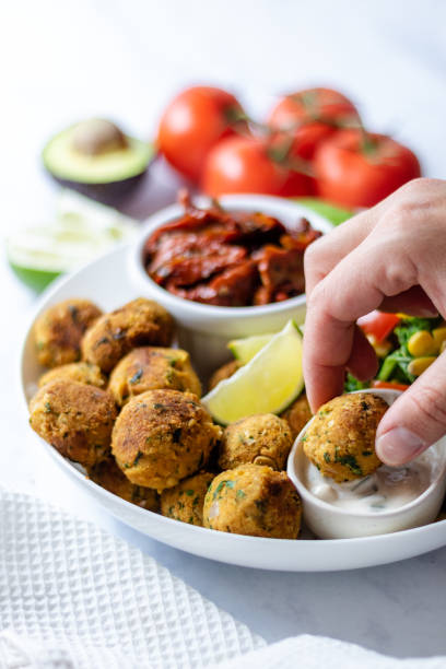 istock Healthy Vegan Falafel Bites in a bowl 1167705376