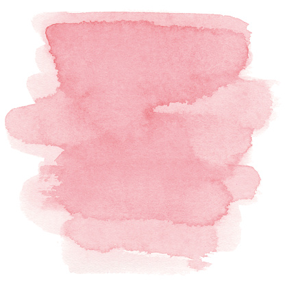 Pink vectorized watercolor spot.