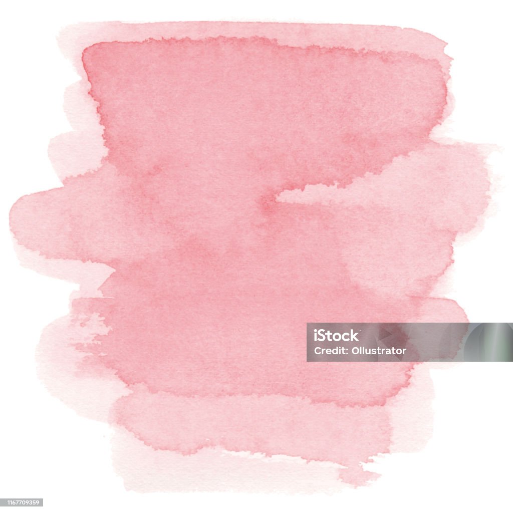 Watercolor pink background Pink vectorized watercolor spot. Pink Color stock vector