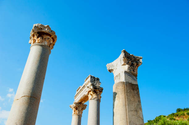Detail of columns in Ephesus
