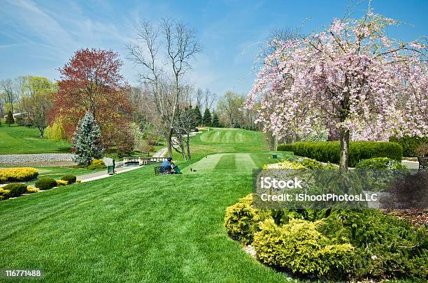 New Jersey Spring Golf Stock Photo - Download Image Now - Flower, New Jersey, Golf Course