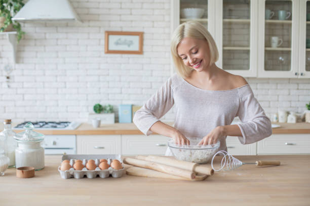 istock Beautiful woman baking 1167717767