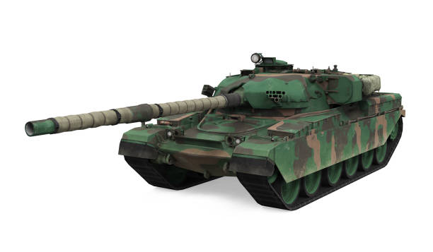 istock Military Tank Isolated 1167717786