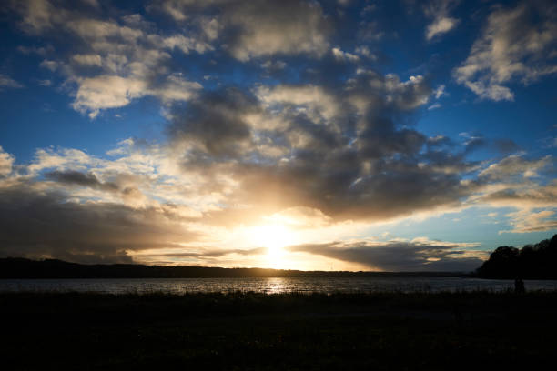 istock a early evening sky over the sea full of clouds 1167723049