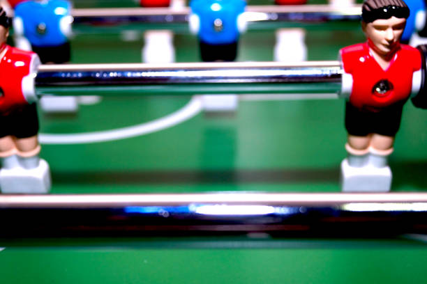 istock Arcade table soccer with tools for playing for office and home games. 1167723967