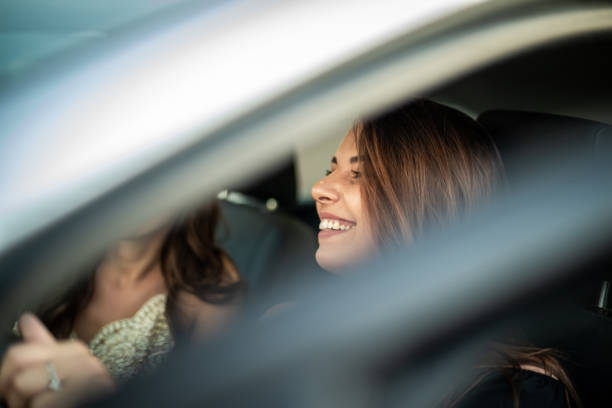istock Two young women in the car 1167724387