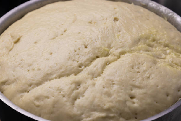 istock close-up fermented dough, ready to make dough, homemade fermented dough, 1167725410