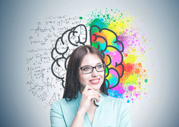istock Smiling woman in glasses brainstorming 1167732343