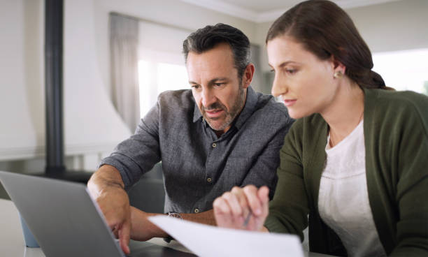 istock Making sure their budget stays in the black 1167732507