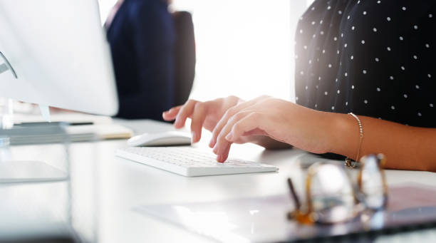 istock Productivity flies through her fingertips 1167740056