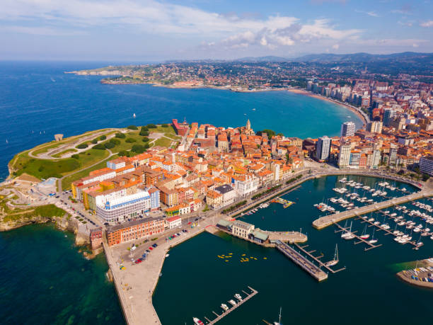istock Sea shore of Gijon, Spain 1167744097