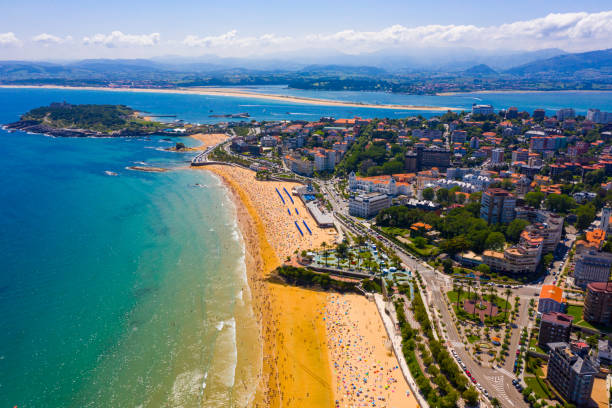 istock Aerial view of Santander, Spain 1167744135