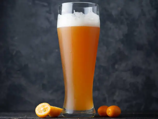 Photo of Craft beer is a sour pale ale with a kumquat citrus