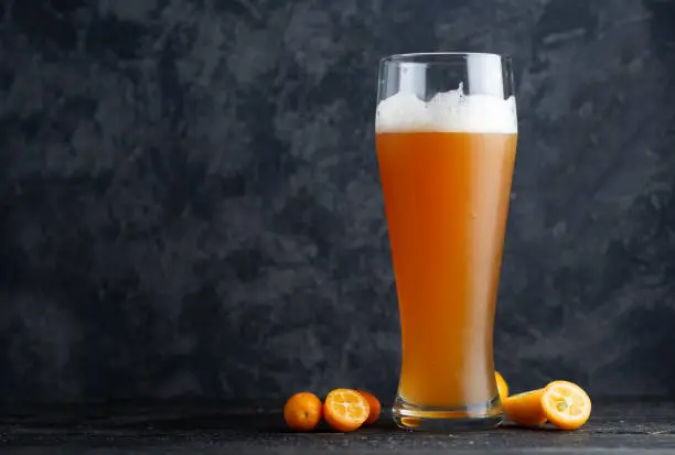 Photo of Craft beer is a sour pale ale with a kumquat citrus