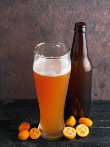 Photo of Craft beer is a sour pale ale with a kumquat citrus
