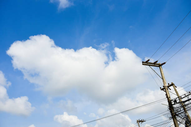istock Blue sky white cloud white background. Beautiful sky and clouds in the afternoon. 1167746622