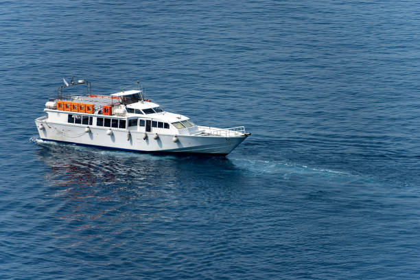 istock White Ferry Boat - Cinque Terre - Liguria Italy 1167746733