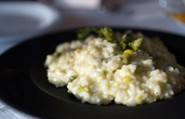 istock Italian risotto with prawns. Close-up view. 1167751108