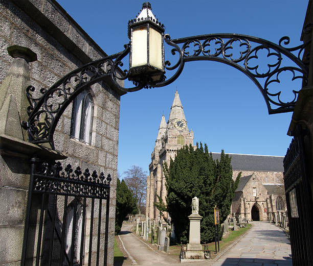 セントマーカー大聖堂、アバディーン、スコットランド - st machars cathedral ストックフォトと画像