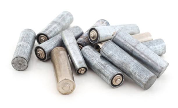 istock Heap of old batteries. 1167755794