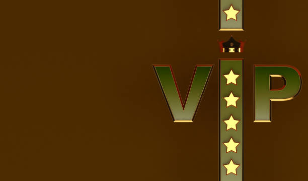 istock 3D rendering of Golden VIP withe Crown, Royal gold VIP crown, Crown VIP with stars 1167756922