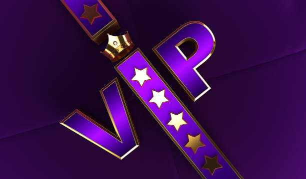 istock 3D rendering of Golden VIP withe Crown, Royal gold VIP crown, Crown VIP with stars 1167757007